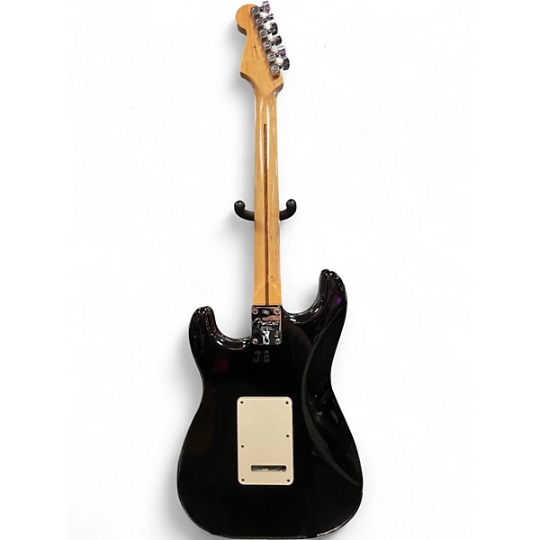 Used 2008 Fender American Standard Stratocaster Black Solid Body Electric Guitar