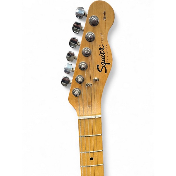 Used Squier Affinity Telecaster Black Solid Body Electric Guitar