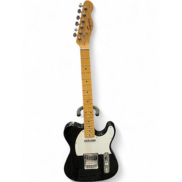 Used Squier Affinity Telecaster Black Solid Body Electric Guitar