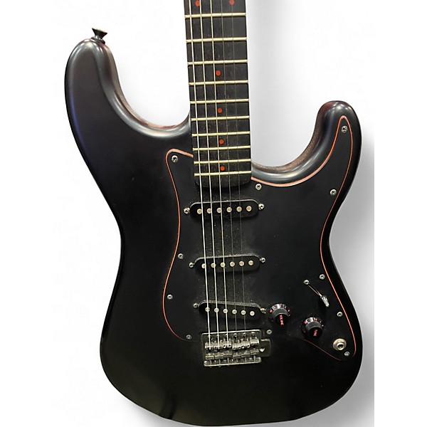 Used Quest Black Magic Black Solid Body Electric Guitar