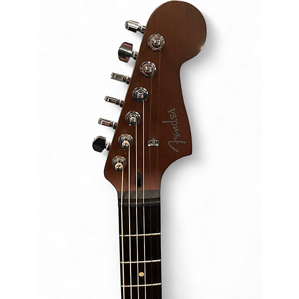 Used Fender Acoustasonic Standard Jazzmaster Honey Burst Acoustic Electric Guitar