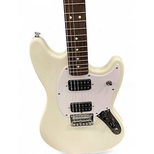 Used Squier Bullet Mustang HH Olympic White Solid Body Electric Guitar