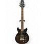 Used Hamer Sunburst A/T2 Black Solid Body Electric Guitar thumbnail