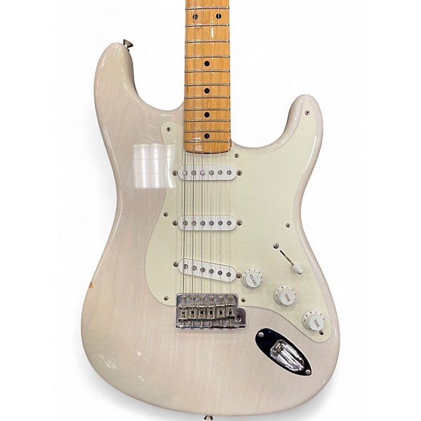 Used Fender American Original 50s Stratocaster White Blonde Solid Body Electric Guitar