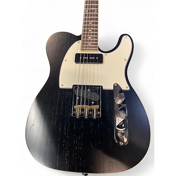 Used Schecter Guitar Research Diamond Series PT Black and White Solid Body Electric Guitar
