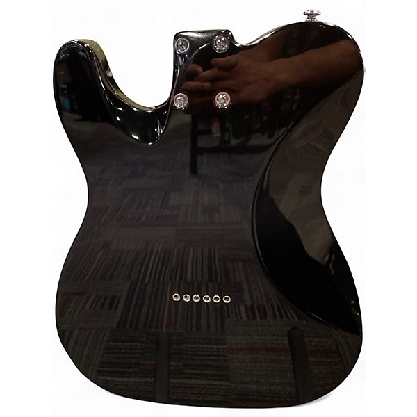 Used Schecter Guitar Research Diamond Series PT Black Solid Body Electric Guitar