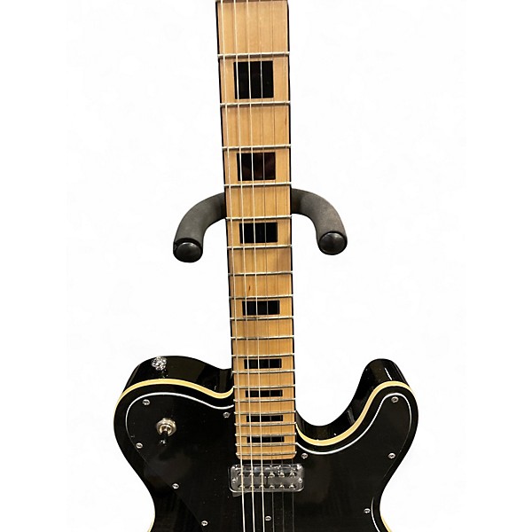 Used Schecter Guitar Research Diamond Series PT Black Solid Body Electric Guitar