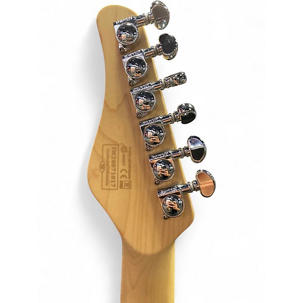Used Schecter Guitar Research Diamond Series PT Metallic Gold Solid Body Electric Guitar