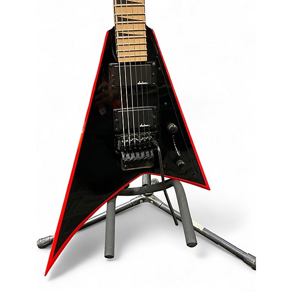 Used 2017 Jackson JS32RM Rhoads Black with Red Bevels Solid Body Electric Guitar