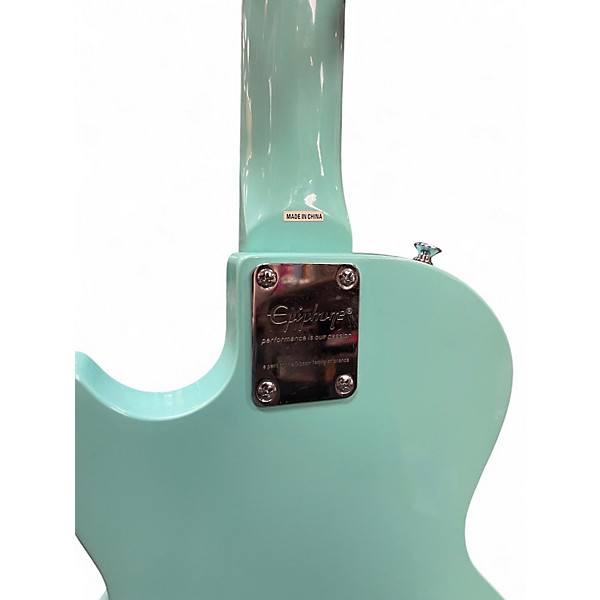 Used Epiphone Les Paul SL Seafoam Green Solid Body Electric Guitar
