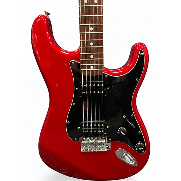 Used 2006 Fender Standard Stratocaster HH Candy Apple Red Solid Body Electric Guitar