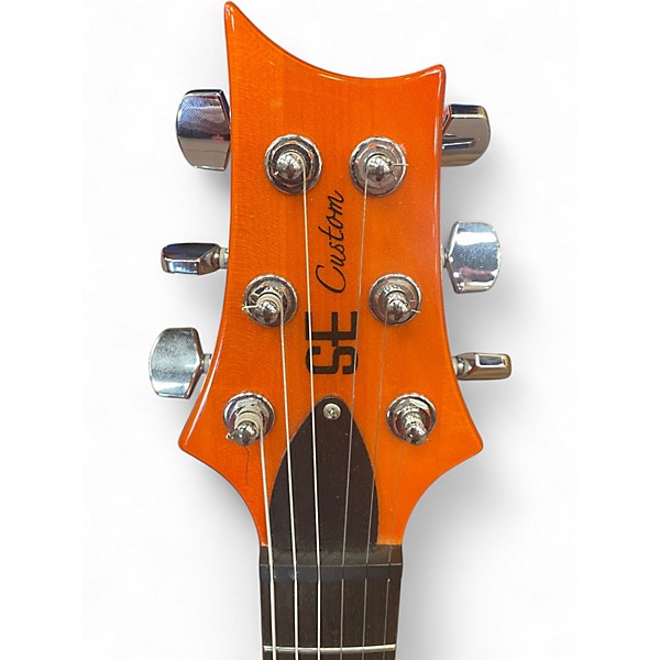 Used PRS SE Custom 22 Semi-Hollowbody Orange Hollow Body Electric Guitar