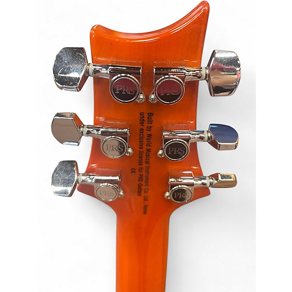 Used PRS SE Custom 22 Semi-Hollowbody Orange Hollow Body Electric Guitar