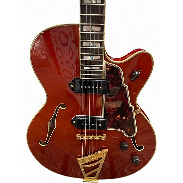 Used D'Angelico Excel 59 Cherry Hollow Body Electric Guitar