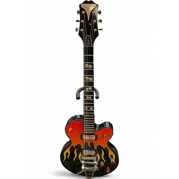 Used Epiphone Flame Kat Flame Solid Body Electric Guitar