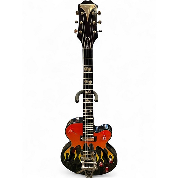 Used Epiphone Flame Kat Flame Solid Body Electric Guitar