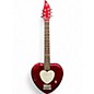 Used Daisy Rock Debutante Heartbreaker Short Scale Red Electric Guitar