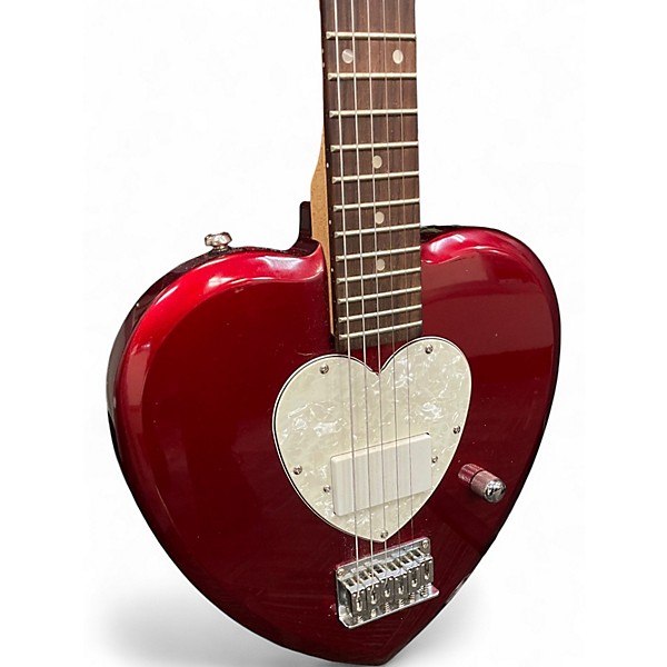 Used Daisy Rock Debutante Heartbreaker Short Scale Red Electric Guitar