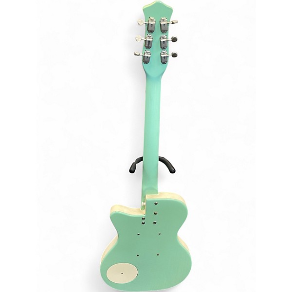 Used Danelectro U2 GREEN Solid Body Electric Guitar