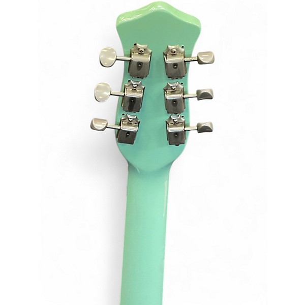 Used Danelectro U2 GREEN Solid Body Electric Guitar