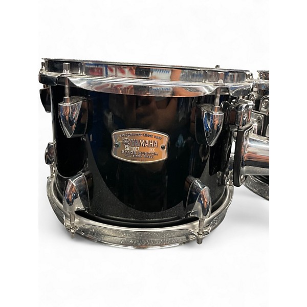 Used Yamaha 5 Piece Stage Custom Black Drum Kit