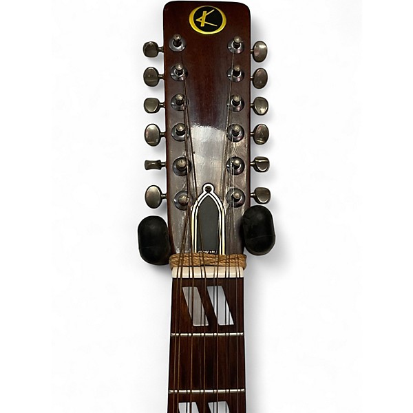 Used Kay K312 Natural 12 String Acoustic Guitar