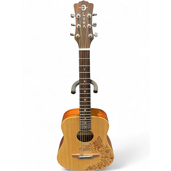 Used Luna SAF FANTASY Natural Acoustic Guitar