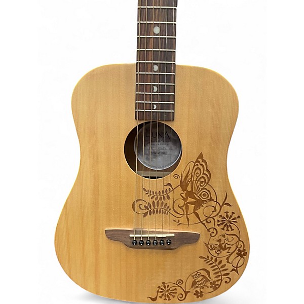 Used Luna SAF FANTASY Natural Acoustic Guitar
