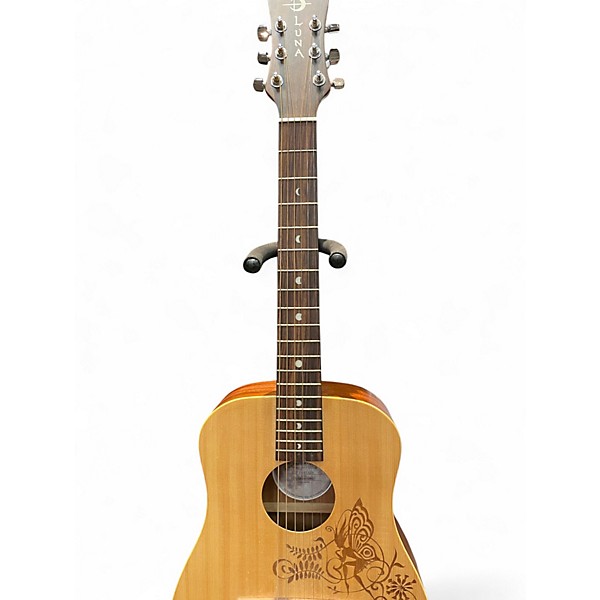 Used Luna SAF FANTASY Natural Acoustic Guitar