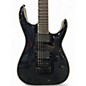 Used 2022 ESP LTD MH1000 with Evertune Transparent Black Solid Body Electric Guitar