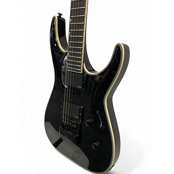 Used 2022 ESP LTD MH1000 with Evertune Transparent Black Solid Body Electric Guitar