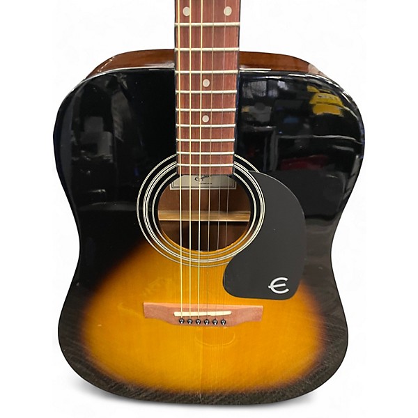 Used Epiphone PRO-1 2 Tone Sunburst Acoustic Guitar