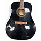 Used Fender DG16 Black Acoustic Guitar