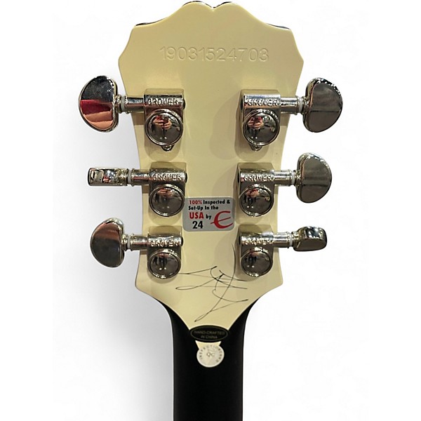 Used Epiphone Jared James Ncihols "blues Power" Les Paul Black Solid Body Electric Guitar