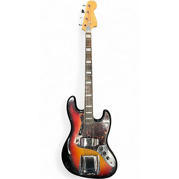 Used Cortez J Style Bass 3 Color Sunburst Electric Bass Guitar