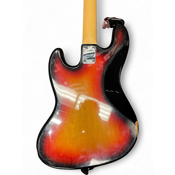 Used Cortez J Style Bass 3 Color Sunburst Electric Bass Guitar