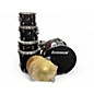 Used Ludwig 5 Piece BACKBEAT BLACK SPARKLE Drum Kit thumbnail