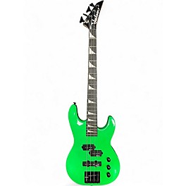 Used Jackson JS1X Minion Short Scale Green Electric Bass Guitar