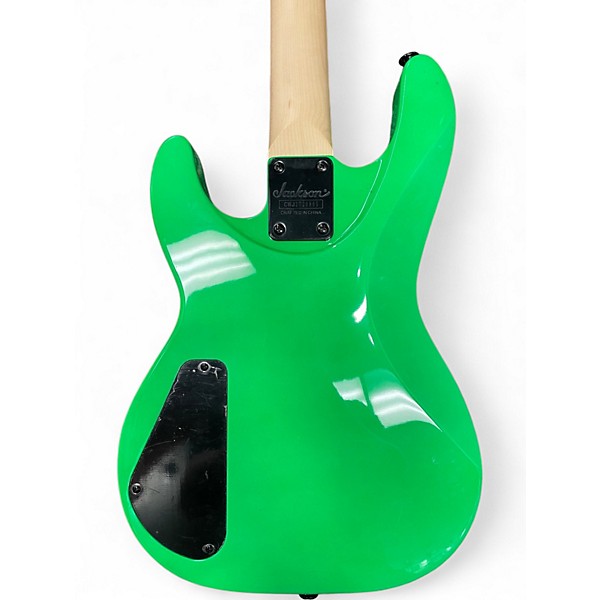 Used Jackson JS1X Minion Short Scale Green Electric Bass Guitar