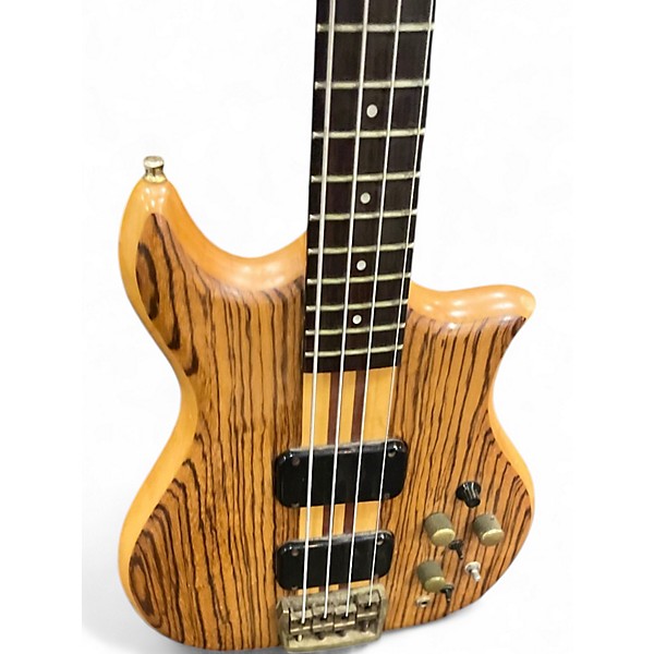 Vintage 1980s Kawai FII-B Vintage Natural Electric Bass Guitar