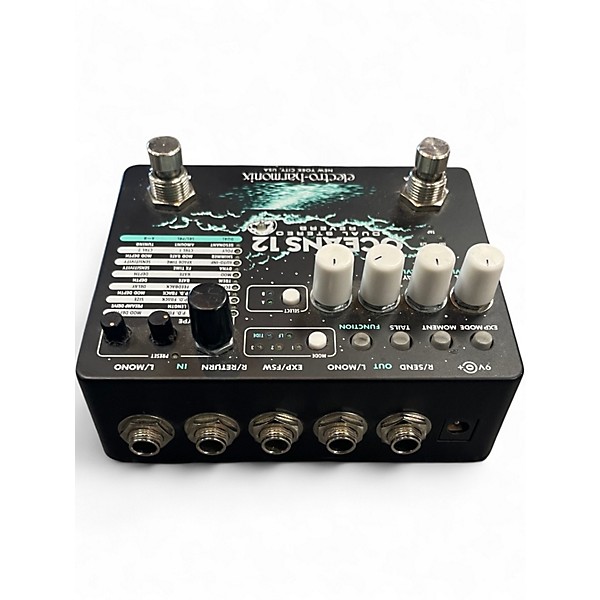 Used Electro-Harmonix Oceans 12 Dual Stereo Reverb Effect Pedal