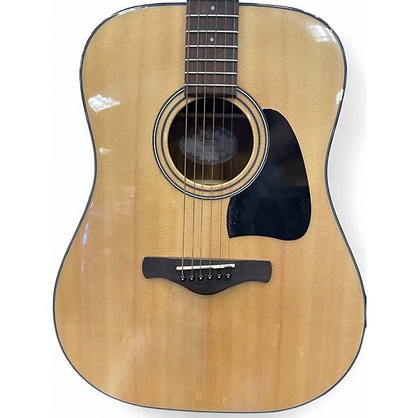 Used Ibanez AW58-E Natural Acoustic Electric Guitar