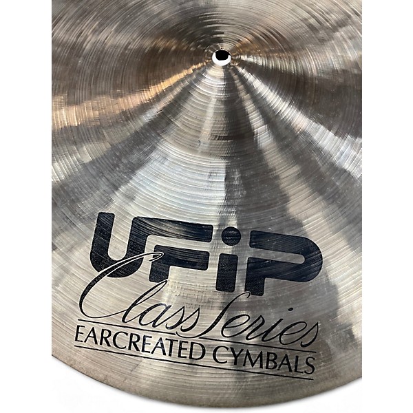 Used UFIP 13in Class Series Hi Hat Pair Cymbal
