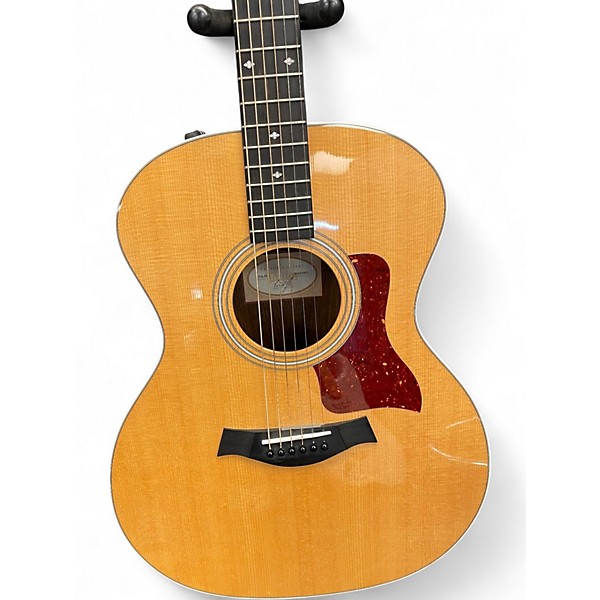 Used Taylor 214e DLX Vintage Natural Acoustic Electric Guitar