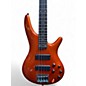 Used Ibanez SR300 Metallic Orange Electric Bass Guitar