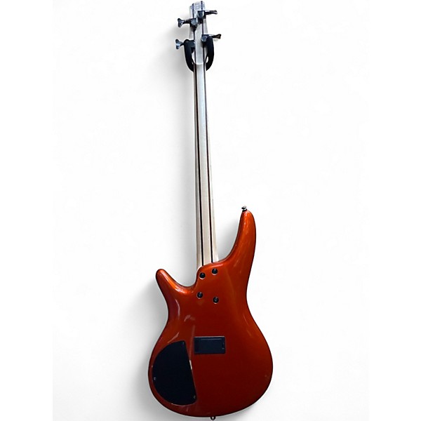 Used Ibanez SR300 Metallic Orange Electric Bass Guitar