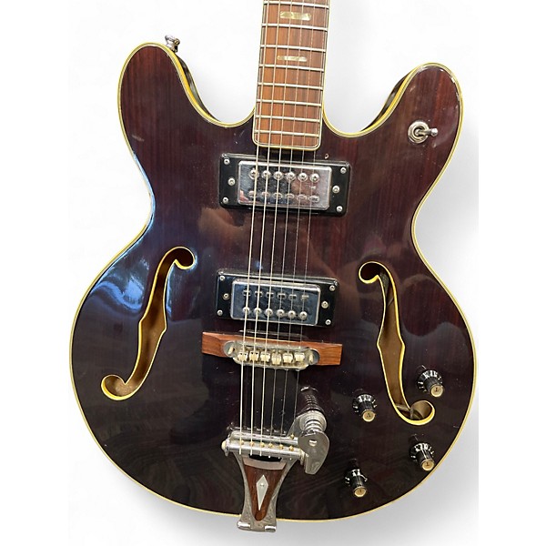 Used Univox Custom Natural Hollow Body Electric Guitar