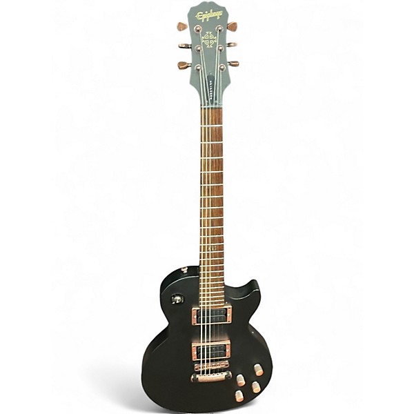 Used Epiphone Gothic Les Paul Studio BLACK Solid Body Electric Guitar