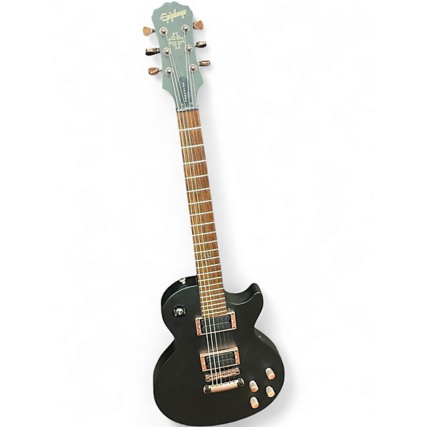 Used Epiphone Gothic Les Paul Studio BLACK Solid Body Electric Guitar