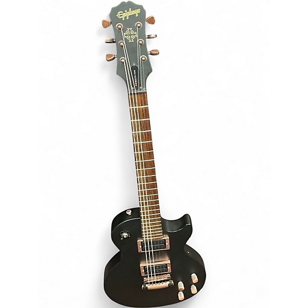 Used Epiphone Gothic Les Paul Studio BLACK Solid Body Electric Guitar